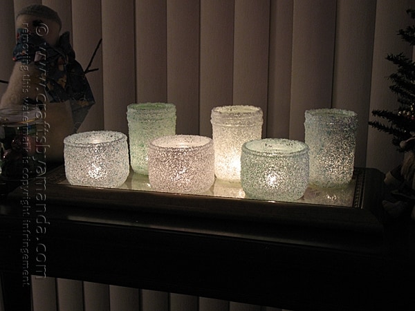 luminárias de sal Epsom - Artesanato de copyright por Amanda