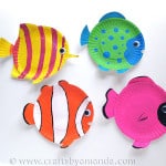 Paper Plate Tropical Fish