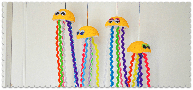 Rainbow Jellyfish Craft