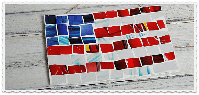 Magazine Mosaic Flag