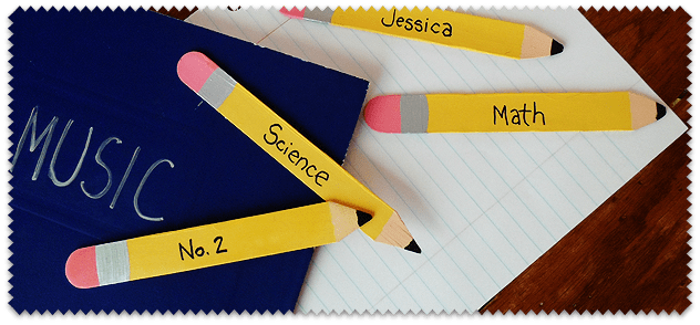 Craft Stick Pencil Bookmarks