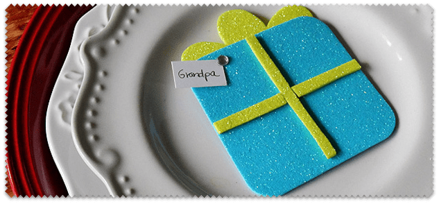 Christmas Gift Place Holders