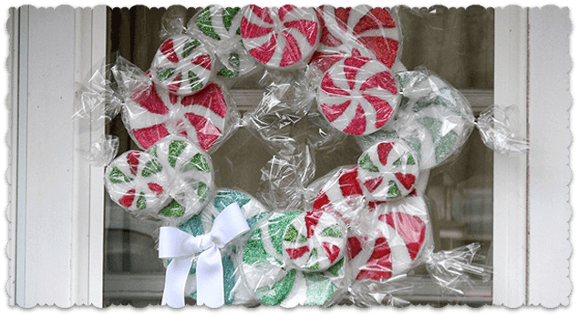 Peppermint Candy Wreath
