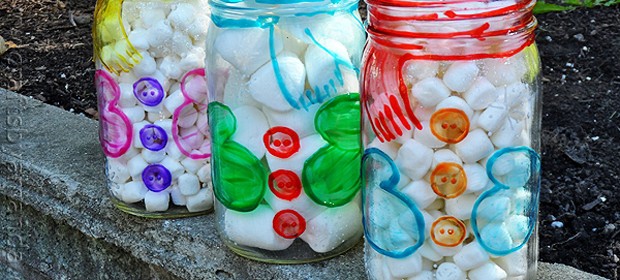 Snowman Belly Jars