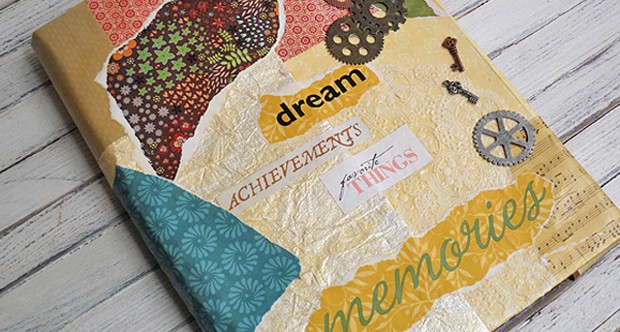 Mod Podge Book Cover