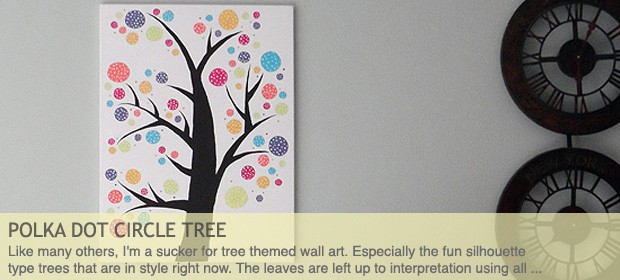 Polka Dot Circle Tree