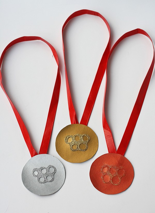 Medalhas Cereal Box Olímpicos Craft @ amandaformaro Crafts por Amanda
