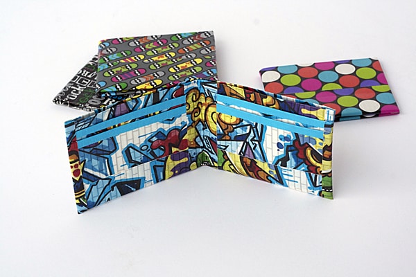 duct tape wallet styles