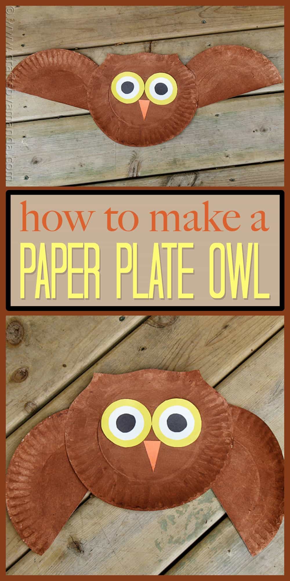 This super easy owl craft is great for young kids, even the smallest can do this with help! Make this fun paper plate owl with your kids today.