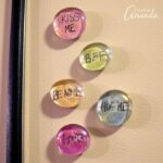 Conversation Marble Magnets for Valentine’s Day