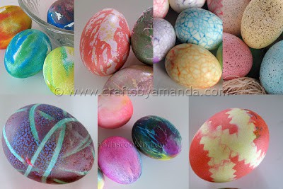 fun way to color easter eggs