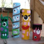Amanda Formaro's Cardboard Tube Monsters in Parents Magazine