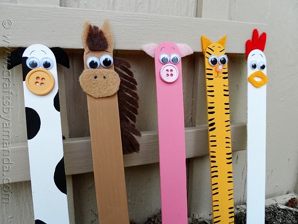 Craft Stick Farm Animals