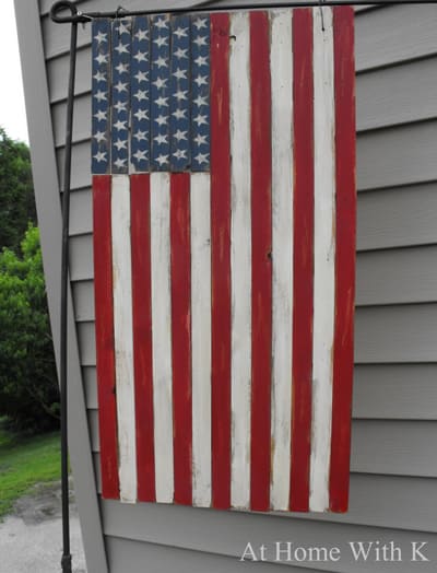 PB Inspired Rustic Colonial American Flag