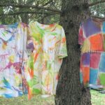 Fabric Painted Tie Dye Shirts