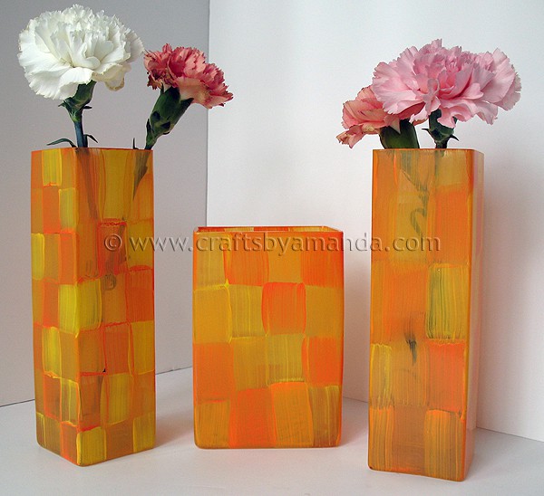 patchwork vases