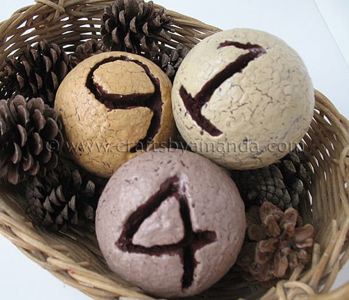 Numbered Decorative Orbs