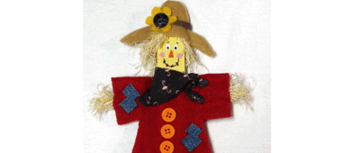 Paint Stick Scarecrow - Crafts by Amanda