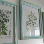Aged Frames with Botanical Prints