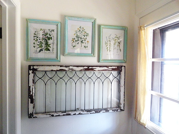 Aged Frames with Botanical Prints