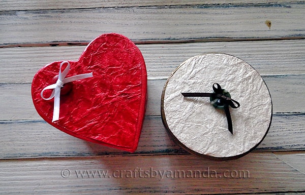 Shimmering Valentine Gift Boxes