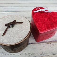 Shimmering Valentine Gift Boxes
