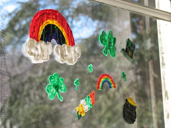 St. Patrick's Day Window Clings