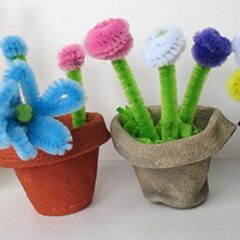 Styrofoam Cup Mini Spring Flower Pots