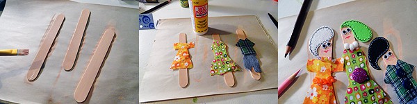 Craft Stick Puppet Theater