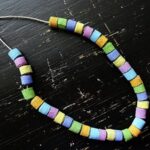 Colorful Recycled Denim Beads