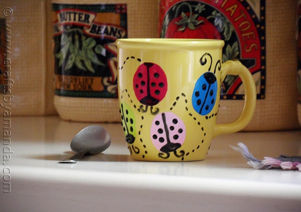 Personalised Gift Ladybird Mug Money Box Lady Bird Bug Cup Tea Coffee Customise 