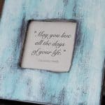 Vintage Quotation Frame