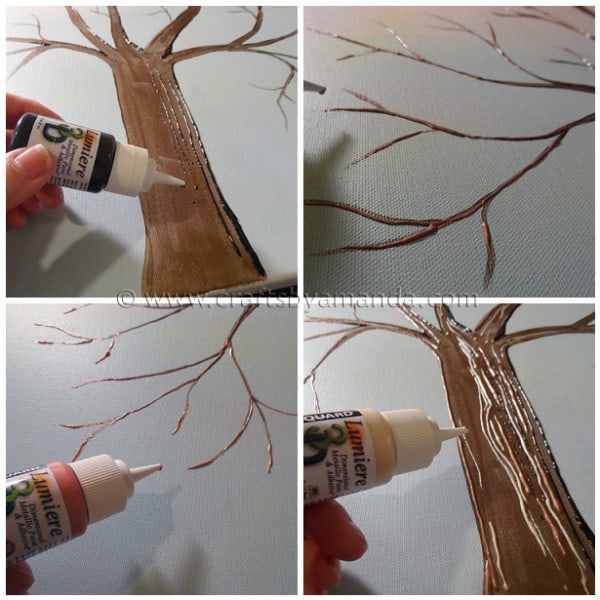 Make this beautiful button tree for your home. This button tree tutorial shows you step by step how to turn an ordinary canvas into colorful wall art!
