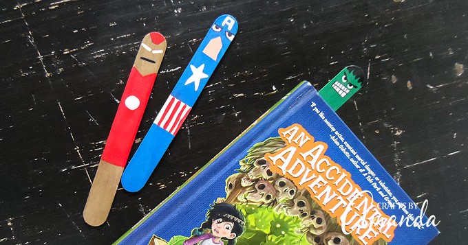 avengers-bookmarks-superhero-craft-made-from-craft-sticks