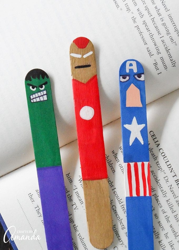 How to Make Your Own Comic Book Bookmarks