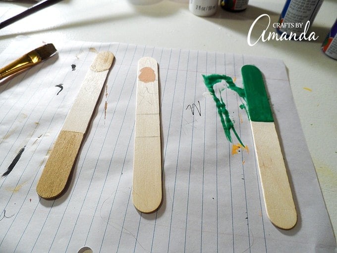 painting craft sticks