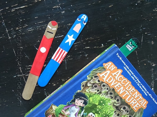 Avengers Bookmarks Craft for Kids