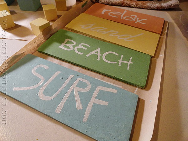 Weathered Beach Signs