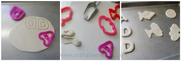 Salt Dough Dad Magnets