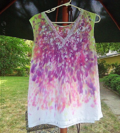 Drip Dye Tees - Crafts by Amanda