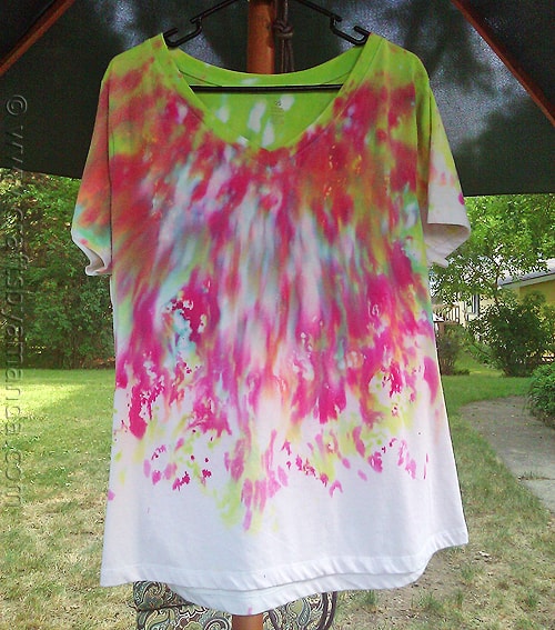 How to Make Drip Dye Tees