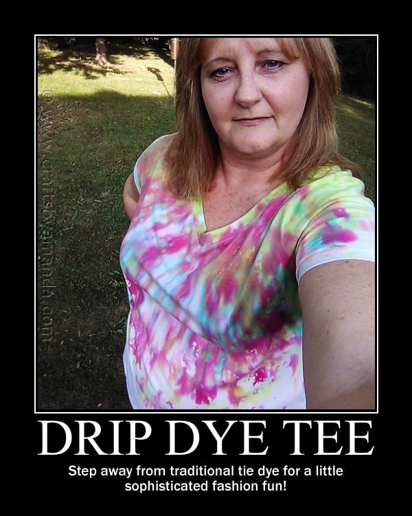 How to Make Drip Dye Tees