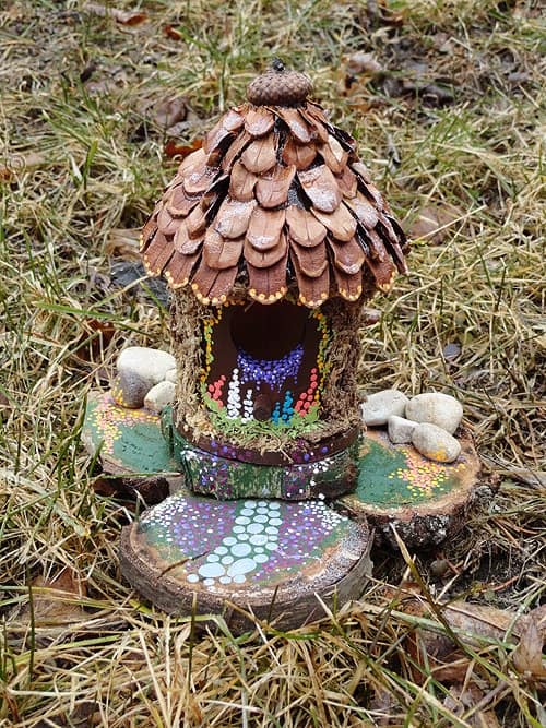 building fairy houses craft class