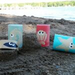 Sea creature sand castle cans - CraftsbyAmanda.com