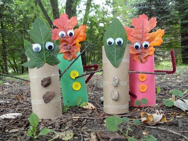 Fall Leaf Finger Puppets