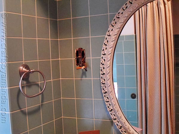 Bathroom Wall Sconce Makeover - CraftsbyAmanda.com