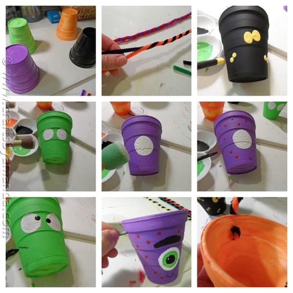 Halloween Treat Cups - CraftsbyAmanda.com