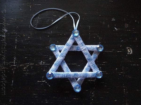 Shimmering Star of David - CraftsbyAmanda.com