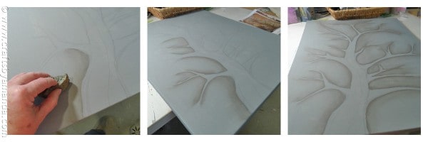 White Cherry Blossom Tree Painting (steps) - CraftsbyAmanda.com