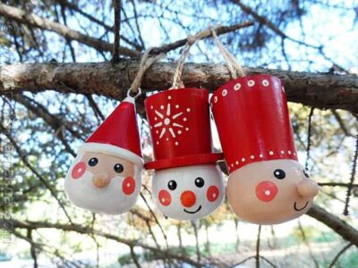 Scandinavian Wooden Ornaments - Crafts by Amanda